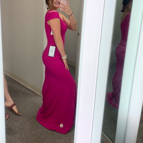 Fuchsia Formal Dress - Picture 4 of 4